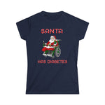 Santa Has Diabetes - Women's T-Shirt