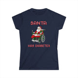 Santa Has Diabetes - Women's T-Shirt