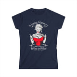 (Anna Nicole Mammarial T-shirt) In Loving Mammary - Breast In Peace - Women's T-Shirt