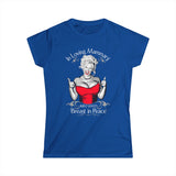 (Anna Nicole Mammarial T-shirt) In Loving Mammary - Breast In Peace - Women's T-Shirt