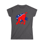 Democratic Donkey (Head Up Its Ass) - Women's T-Shirt