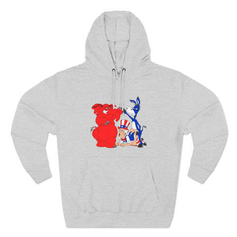 The Truth About Politics (Uncle Sam Tag-team) - Hoodie