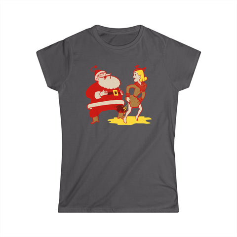 I Saw Mommy Pissing On Santa Claus - Women's T-Shirt