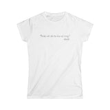 Bitches Ain't Shit But Hoes And Tricks - Gandhi - Women's T-Shirt