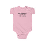 Unemployed Loves The Bottle - Baby Onesie