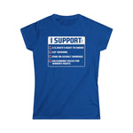 I Support A Climate's Right To Choose - Women's T-Shirt