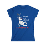 Rudolph Is An Alcoholic - Stop Enabling - Women's T-Shirt