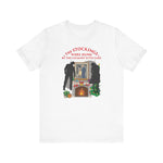 The Stockings Were Hung By The Chimney With Care - Men's T-Shirt