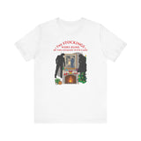 The Stockings Were Hung By The Chimney With Care - Men's T-Shirt