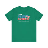 It's A Free Country - Hey You Get What You Pay For - Men's T-Shirt