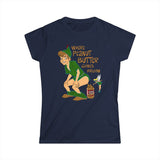 Where Peanut Butter Comes From - Women's T-Shirt