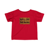 Will Cry For Boobs -  Baby T-Shirt