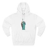 Trump Biden Statue Of Liberty - Menage A Trois - Hoodie