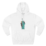 Trump Biden Statue Of Liberty - Menage A Trois - Hoodie