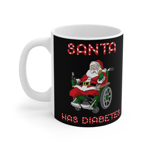 Santa Has Diabetes - Mug