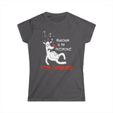 Rudolph Is An Alcoholic - Stop Enabling - Women's T-Shirt