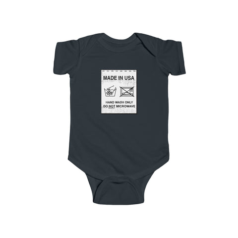 Baby Care Instructions -Baby Onesie