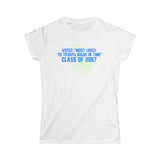 Voted "Most Likely To Travel Back In Time" - Women's T-Shirt