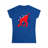 Democratic Donkey (Head Up Its Ass) - Women's T-Shirt