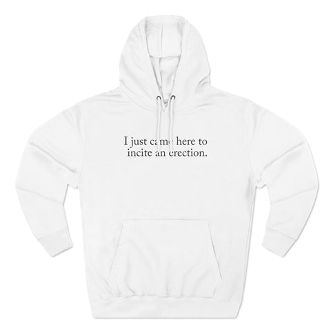 I Just Came Here To Incite An Erection - Hoodie