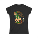 Where Peanut Butter Comes From - Women's T-Shirt