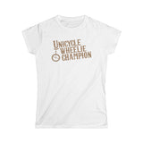 Unicycle Wheelie Champion - Women's T-Shirt
