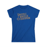 Unicycle Wheelie Champion - Women's T-Shirt