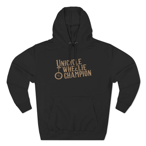 Unicycle Wheelie Champion - Hoodie