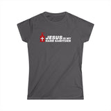 Jesus Is My Hand Sanitizer (Coronavirus) - Women's T-Shirt