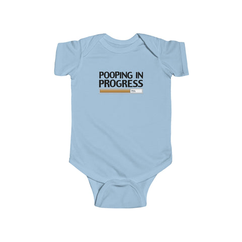 Pooping In Progress - Baby Onesie