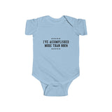 I've Accomplished More Than Biden (Baby Shirt) - Baby Onesie