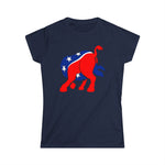 Democratic Donkey (Head Up Its Ass) - Women's T-Shirt