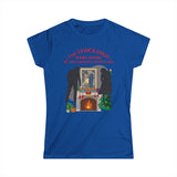 The Stockings Were Hung By The Chimney With Care - Women's T-Shirt