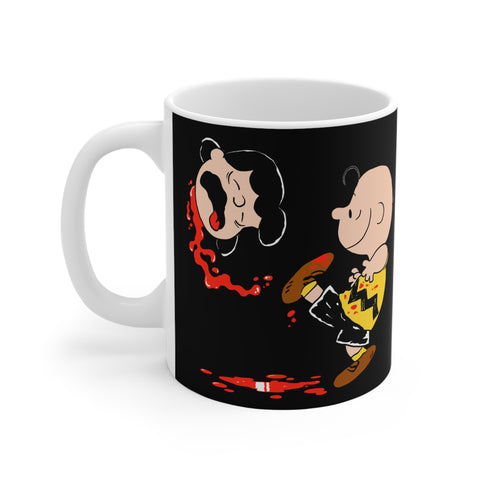 Lucy Is A Punt (Charlie Brown) - Mug