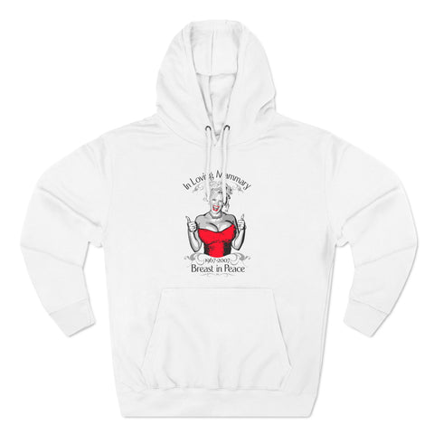 (Anna Nicole Mammarial T-shirt) In Loving Mammary - Breast In Peace - Hoodie