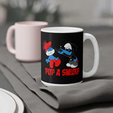Pop A Smurf - Mug